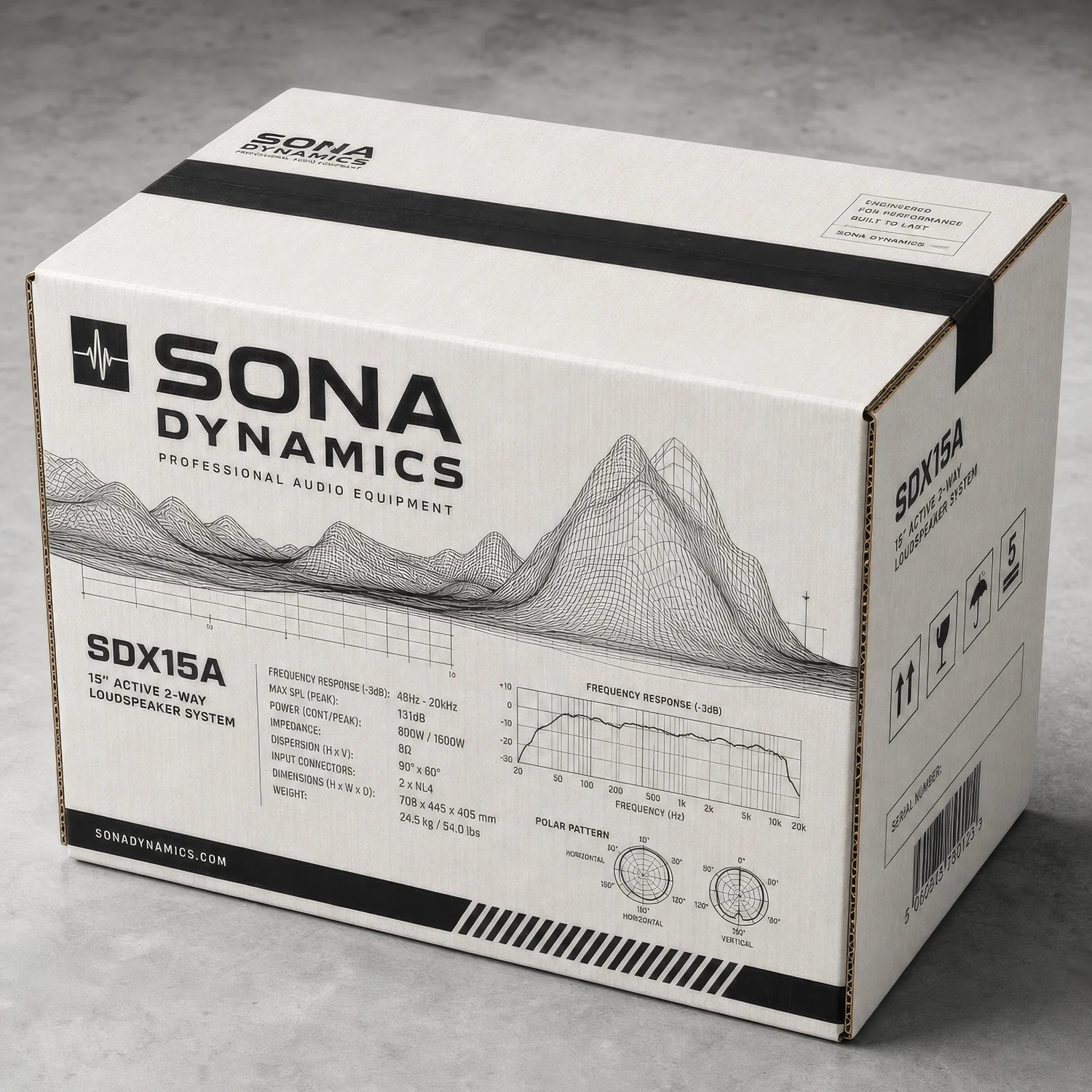 Professional Audio Equipment Shipping Box