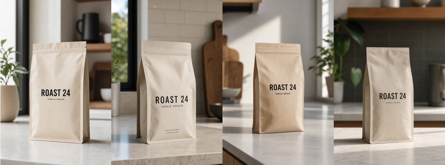 Minimalist packaging render generated with ChatGPT Images 2.0 showing compositional variance