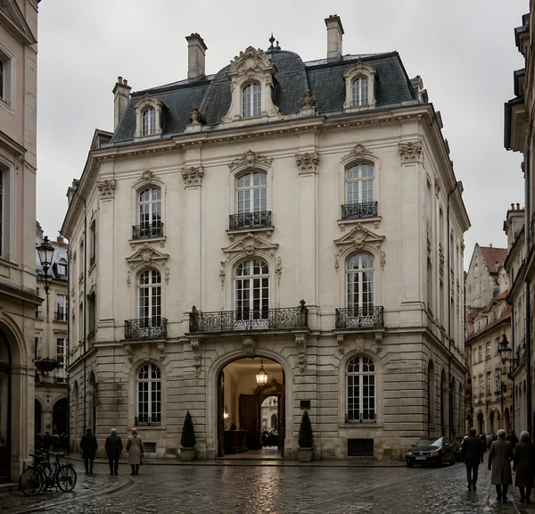 Classical European Architecture in City Square