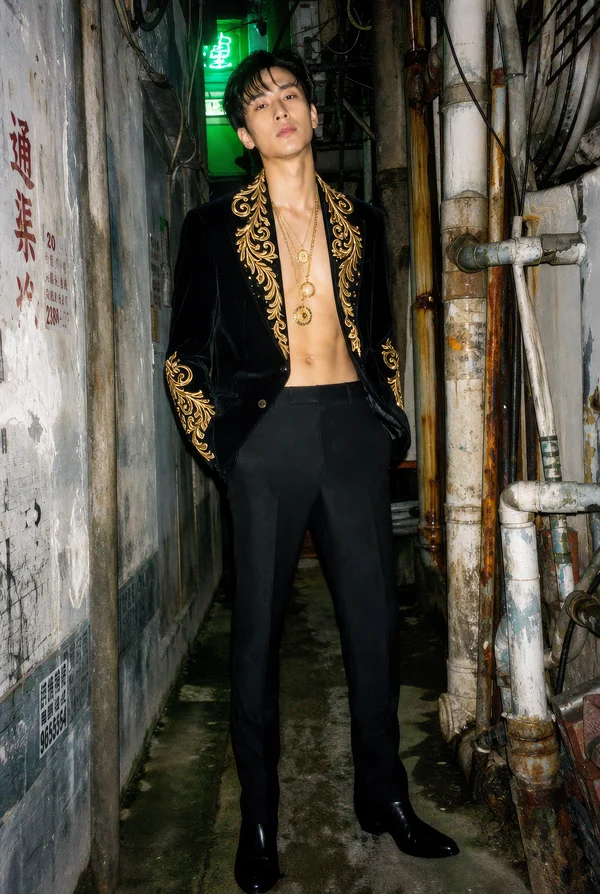 Fashion Portrait in an Urban Alleyway