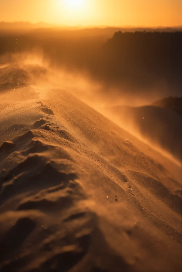 Golden Hour Sand Dunes