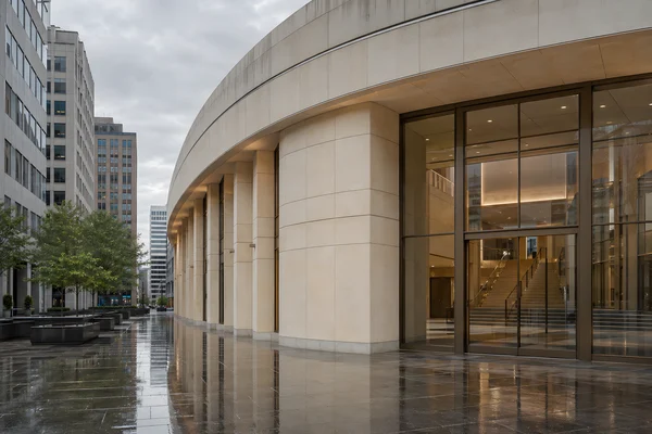 Modern Curved Building Exterior