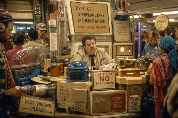 Interplanetary Travel Bureau Office Scene