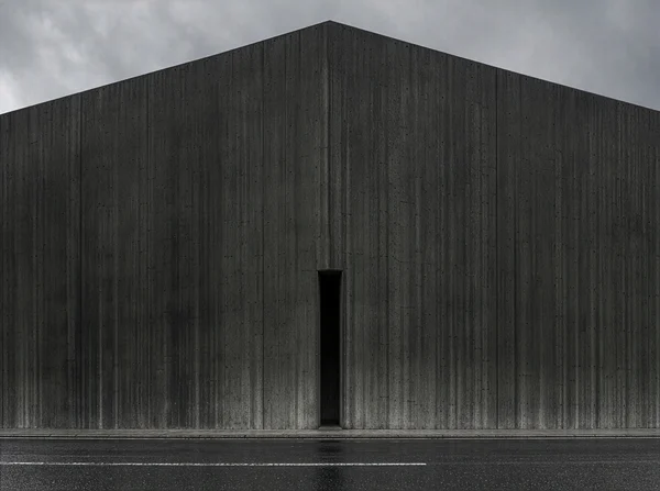 Minimalist Concrete Building Facade