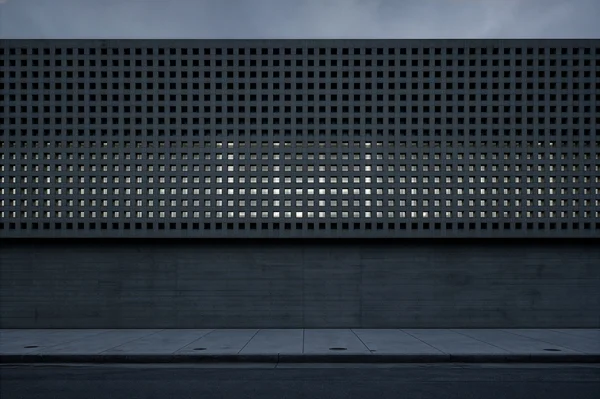 Minimalist Concrete Building Facade