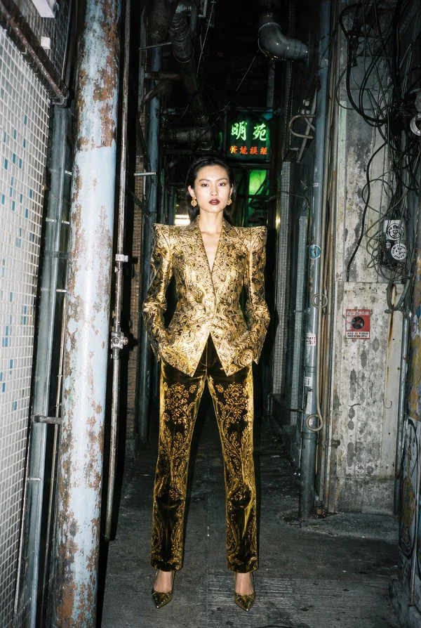 Fashion Portrait in an Urban Alleyway