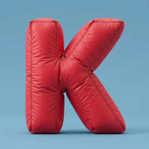 Inflatable Red Letter K Sculpture