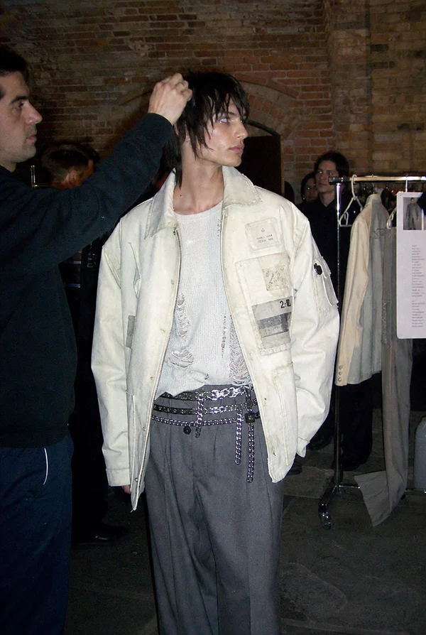 Backstage Preparation for a Fashion Show