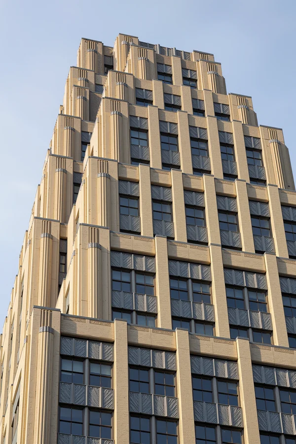 Art Deco Skyscraper Facade