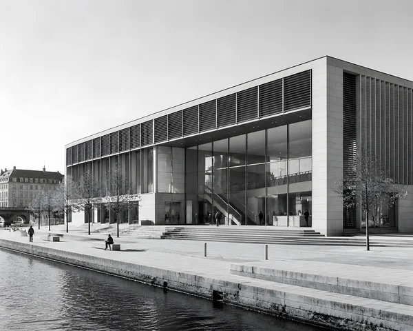 Modern Waterfront Building Architecture