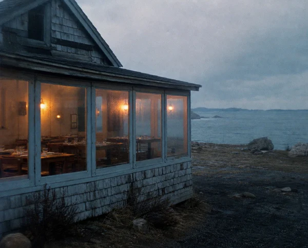 Coastal Restaurant at Twilight