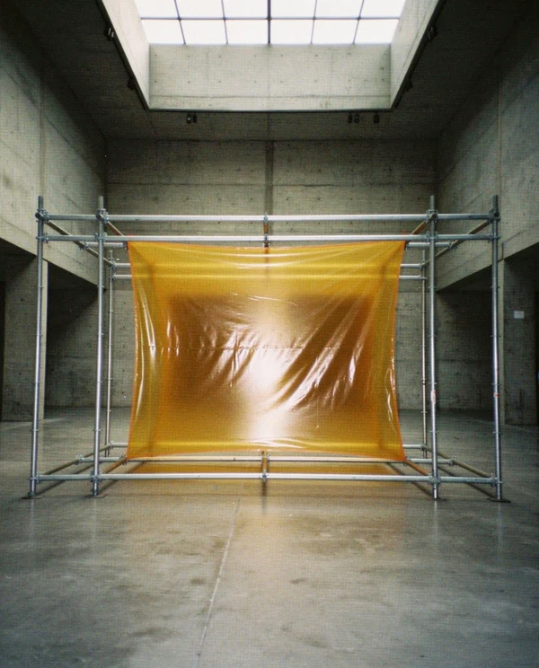 Minimalist Scaffolding Installation Art