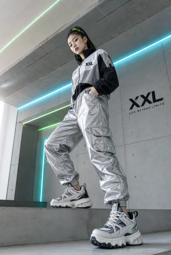 Futuristic Streetwear Fashion Portrait