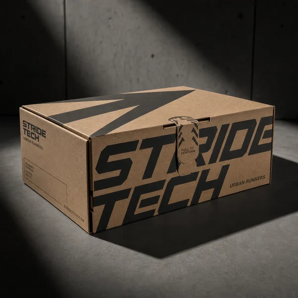 Stride Tech Urban Runner Footwear Packaging
