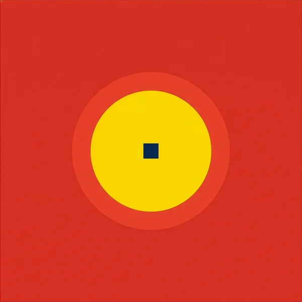 Minimalist Geometric Composition with Shapes