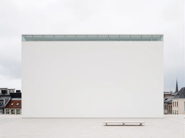 Minimalist White Building Facade