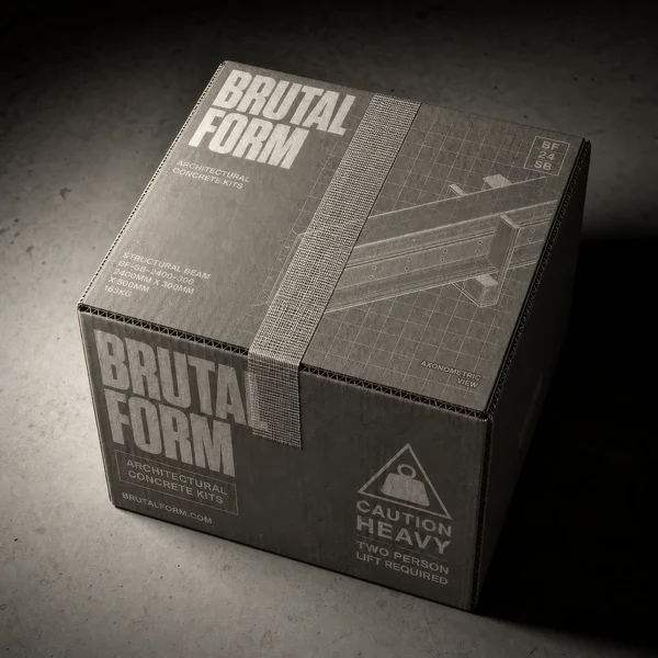 Brutal Form Architectural Concrete Kit Packaging
