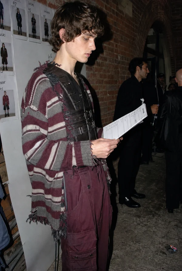 Model Backstage at a Fashion Show