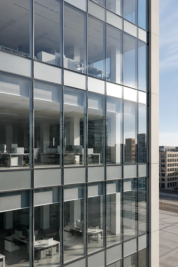 Modern Office Building Exterior View