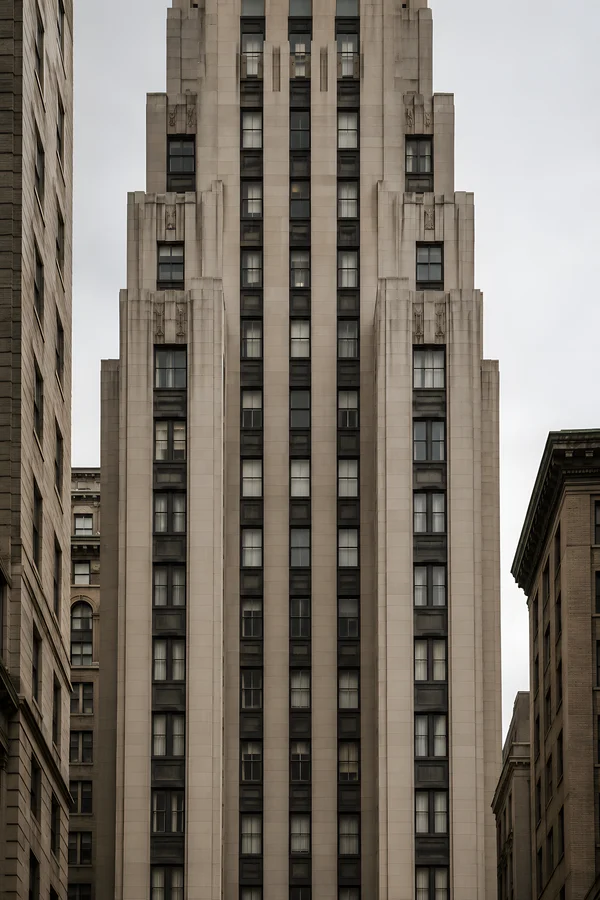 Art Deco Skyscraper Facade