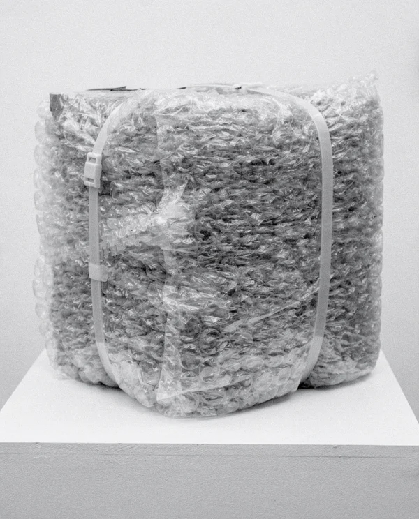 Wrapped Object on Pedestal