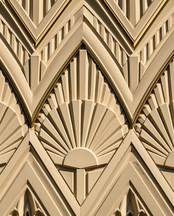 Art Deco Architectural Facade Detail