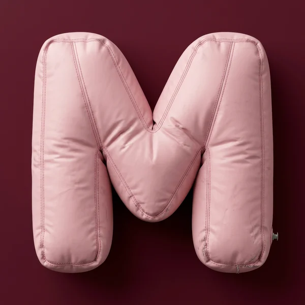 Inflatable Pink Letter M Sculpture