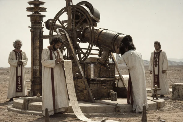Ancient Astronomers Observing the Desert Sky