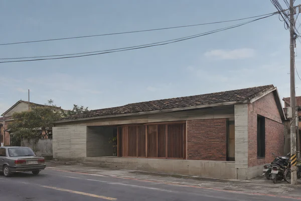 Modern Brick and Concrete House Exterior