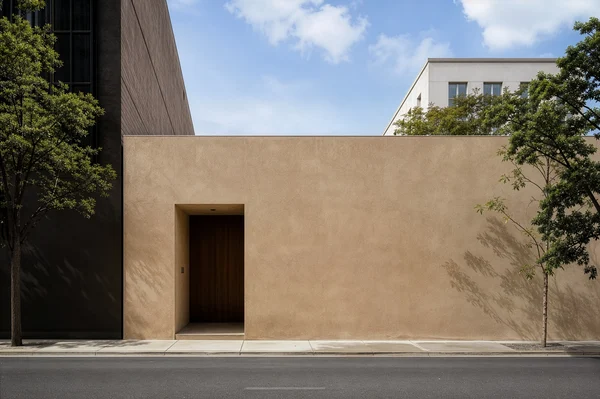 Minimalist Modern Building Facade