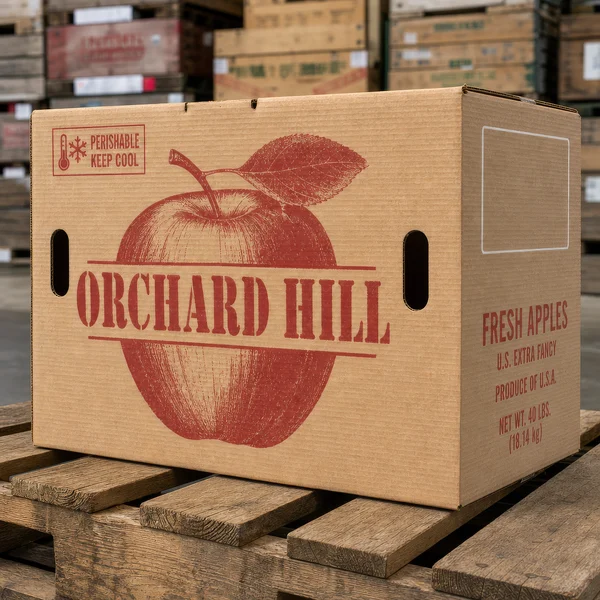 Orchard Hill Apple Shipping Carton