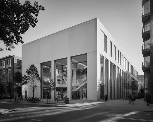 Modern Urban Architecture in Black and White