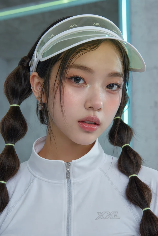 Portrait of a Young Woman in Sportswear
