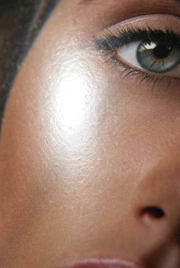 Extreme Macro View of Printed Magazine Texture