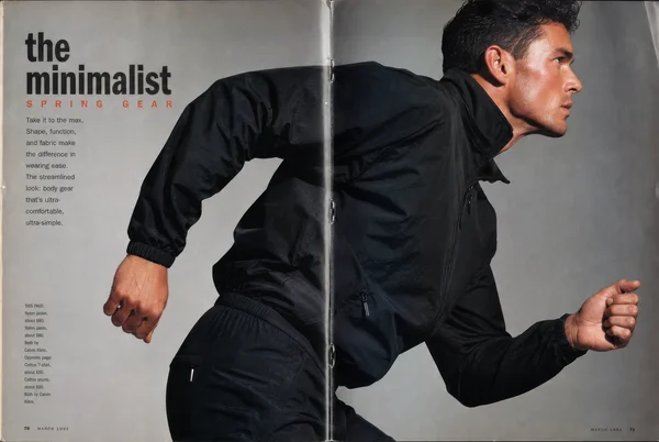 Minimalist Spring Menswear Magazine Spread