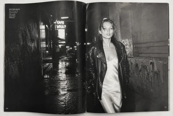 Black and White Street Style Magazine Spread
