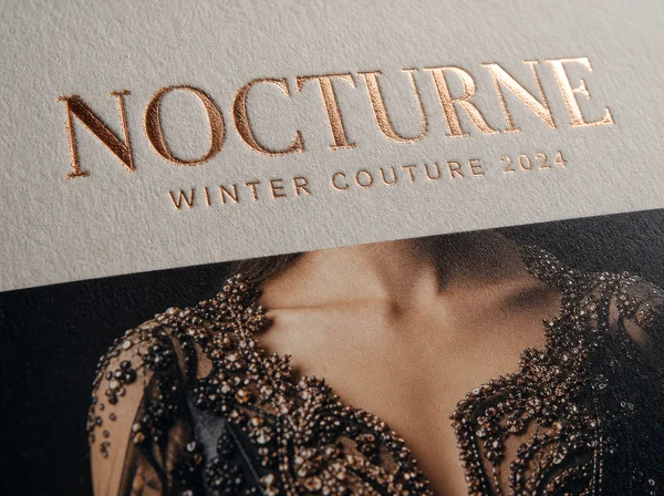 Nocturne Winter Couture 2024 Lookbook Cover