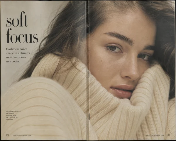 Autumn Cashmere Editorial Magazine Spread