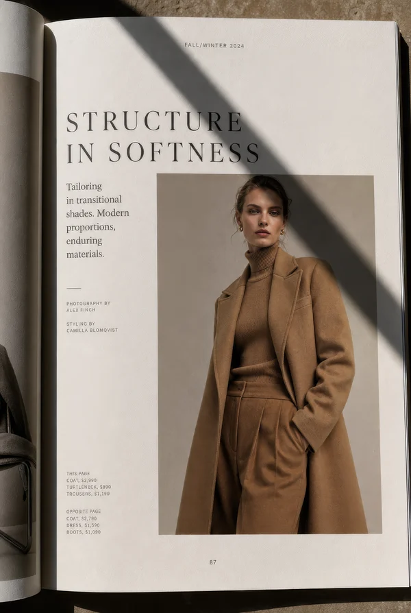 Structure in Softness Fall Winter 2024 Editorial