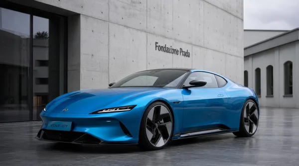 Modern Electric Performance Coupe in Milan