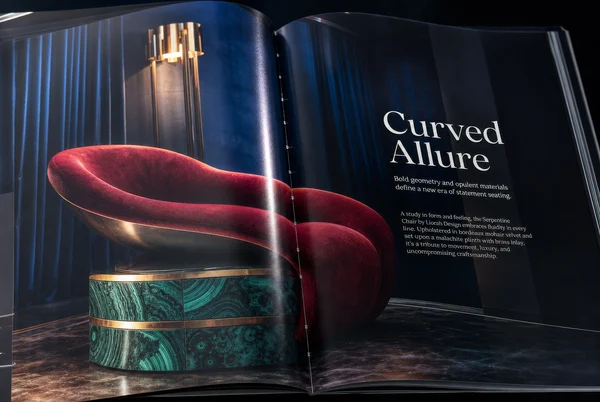 Curved Allure Luxury Furniture Editorial