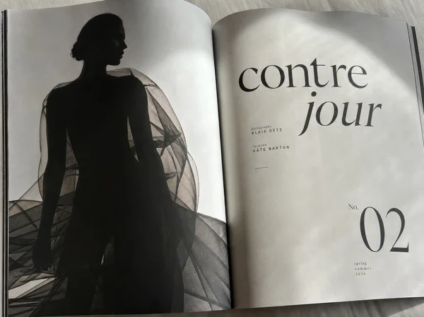 Contre Jour Editorial Spread