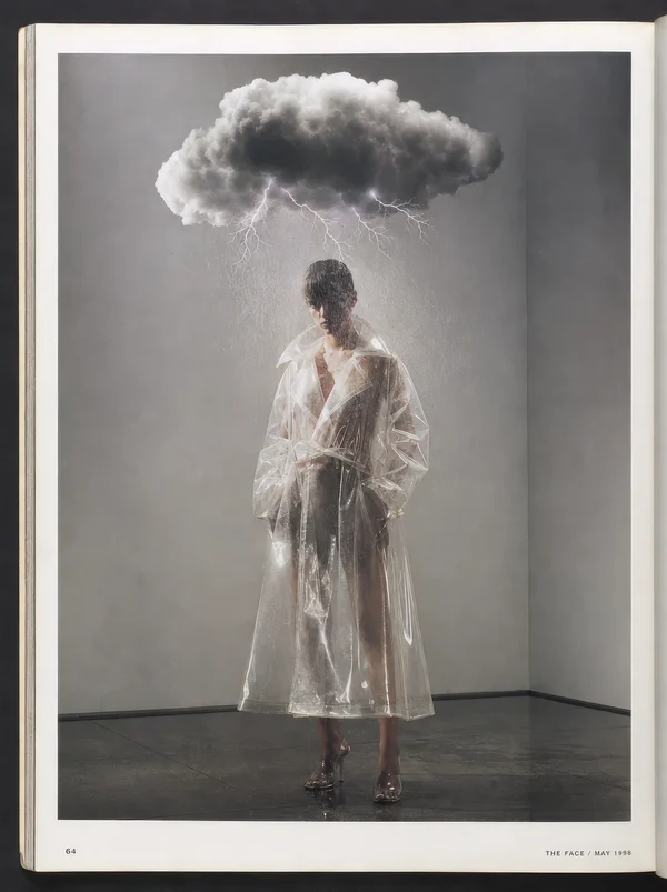Surreal Portrait with Storm Cloud
