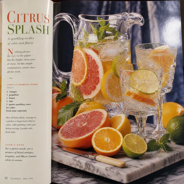 Citrus Splash Sparkling Water Recipe