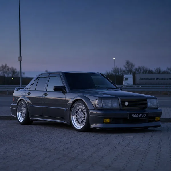 Modified Executive Sedan at Twilight
