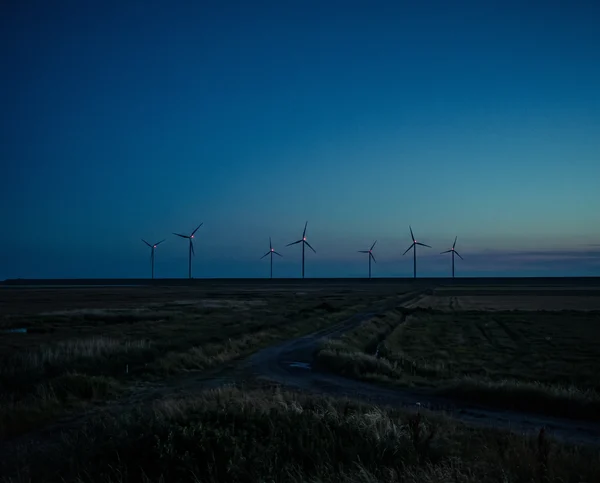 Wind Turbines at Twilight