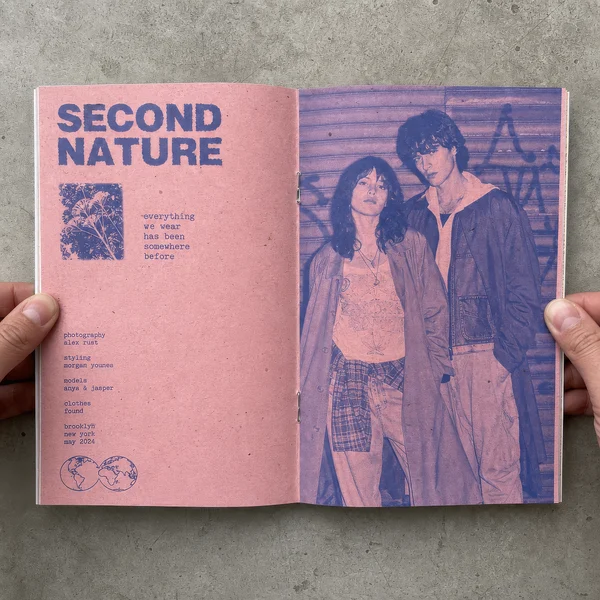 Second Nature Indie Zine Spread