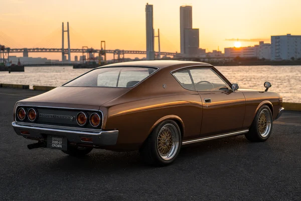 Vintage Bronze Coupe at Sunset