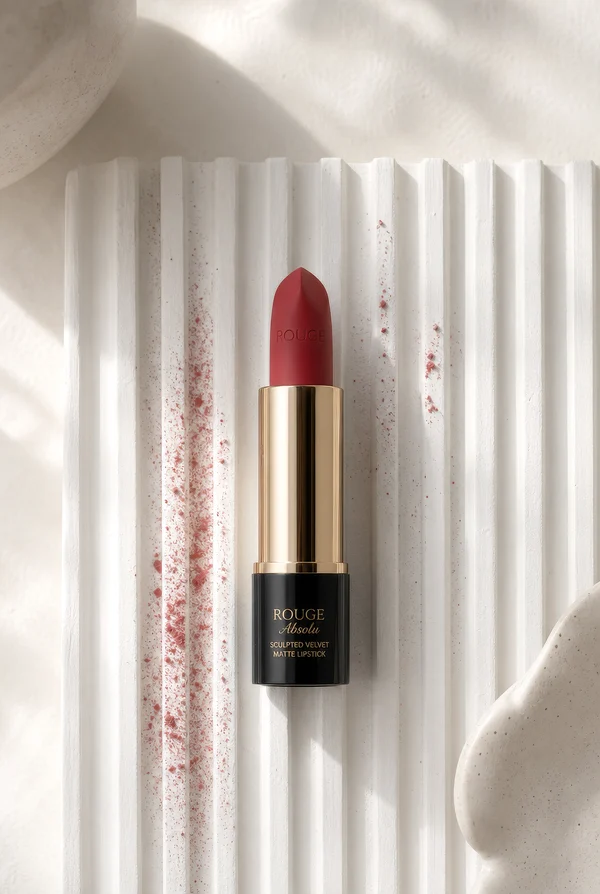 Rouge Absolu Matte Lipstick on Plaster Panel