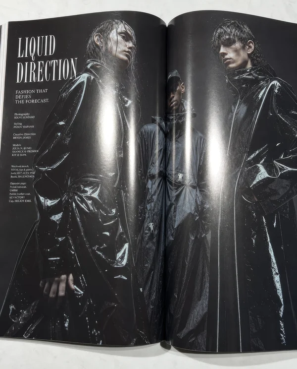 Liquid Direction Avant-Garde Magazine Spread